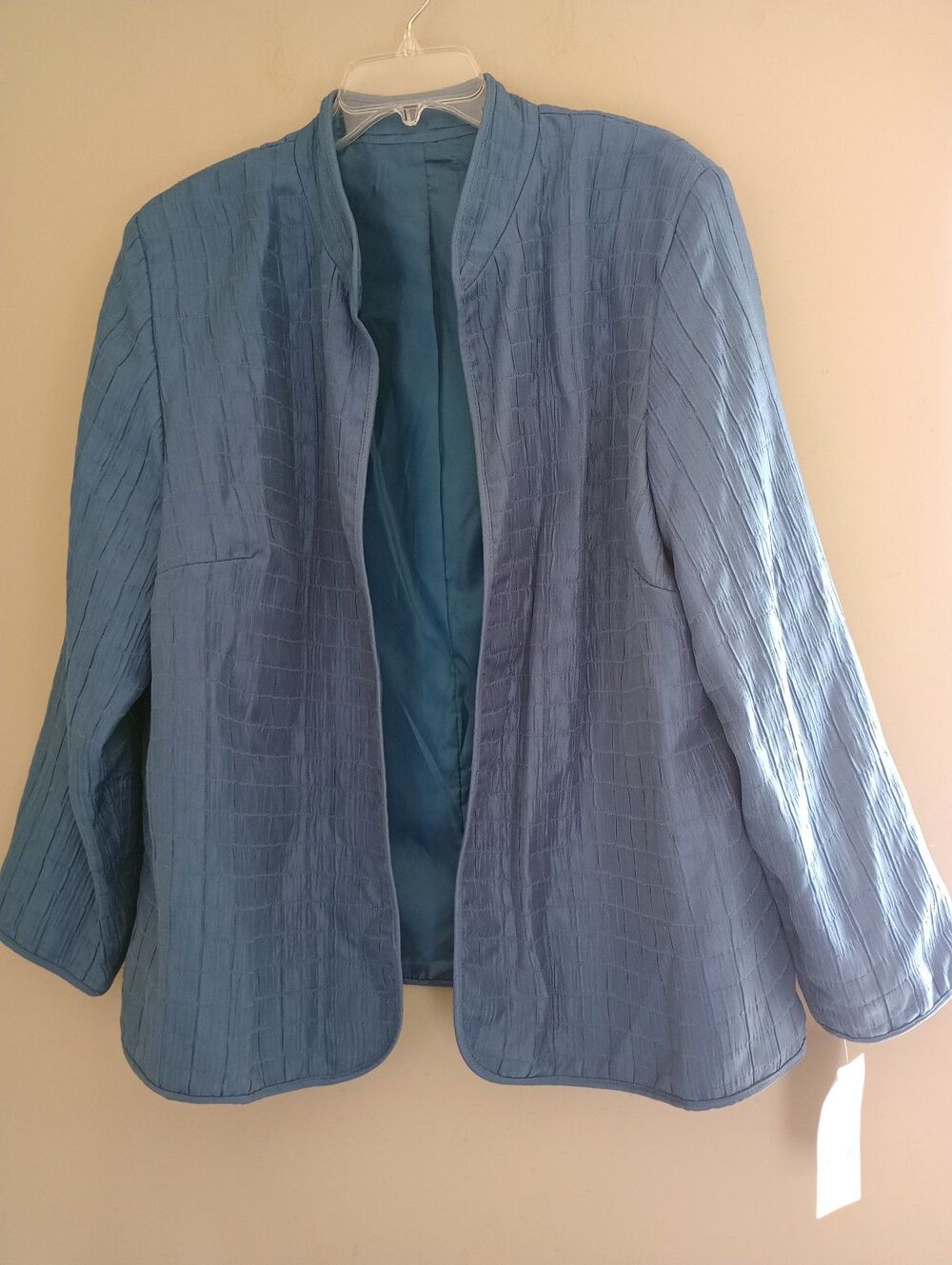NWT Alfred Dunner Lightweight Open Front Blazer Jacket Size 20W